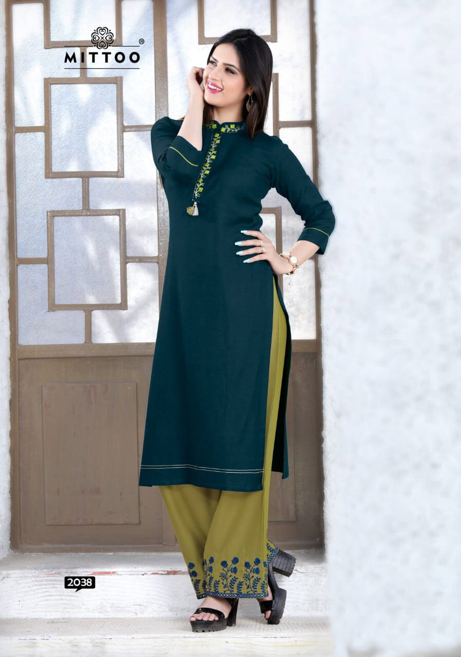 Panghat Vol-6 Mittoo Design Embroidery Payal work Kurti Panghat Vol-6 Mittoo Design Embroidery Payal work Kurti